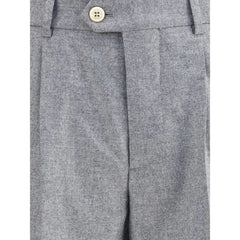 Brunello Cucinelli Cashmere-silk flannel Pants - IT50 | L