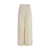 Brunello Cucinelli Cream Viscose Casual Pants - IT38 | S