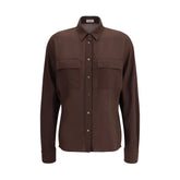 Brunello Cucinelli Embellished collar Shirt - L - Shirts