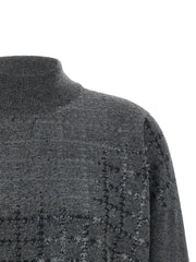 Brunello Cucinelli Gray Cashmere Cardigan