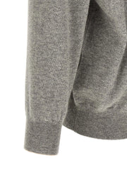 Brunello Cucinelli Gray Cashmere Cardigan