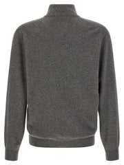 Brunello Cucinelli Gray Cashmere Cardigan