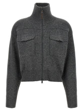 Brunello Cucinelli Gray Cashmere Cardigan