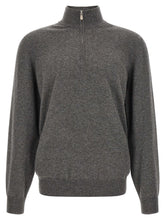 Brunello Cucinelli Gray Cashmere Cardigan