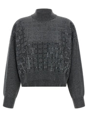 Brunello Cucinelli Gray Cashmere Cardigan