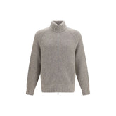 Brunello Cucinelli Gray Cashmere Cardigan - IT52 | XL