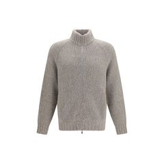 Brunello Cucinelli Gray Cashmere Cardigan - IT52 | XL