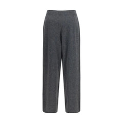 Brunello Cucinelli Gray Cashmere Casual Pants - L
