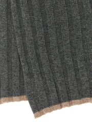Brunello Cucinelli Gray Cashmere Scarf