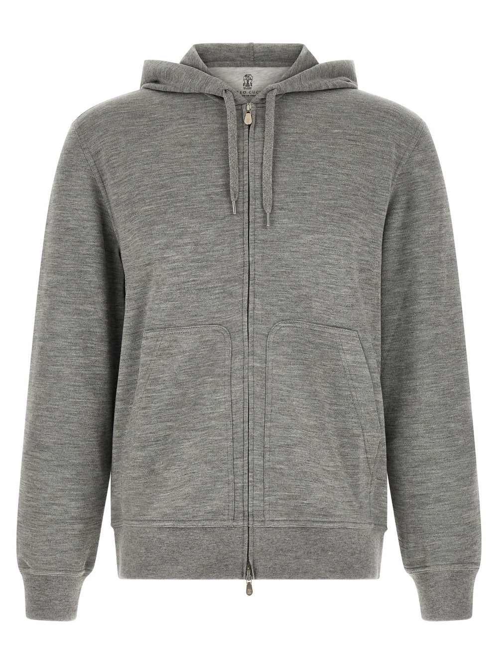 Brunello Cucinelli Gray Cashmere Sweatshirt
