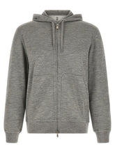 Brunello Cucinelli Gray Cashmere Sweatshirt