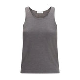 Brunello Cucinelli Gray Cashmere Top - Clothing Tops