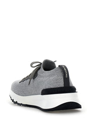 Brunello Cucinelli Grå bomulls sneakers