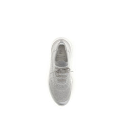 Baskets de sport en coton gris Brunello Cucinelli