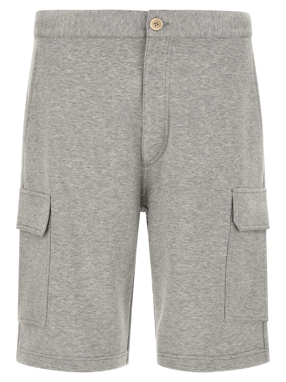 Brunello Cucinelli Gray Cotton Bermuda Shorts