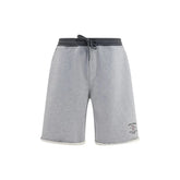 Brunello Cucinelli Gray Cotton Bermuda Shorts