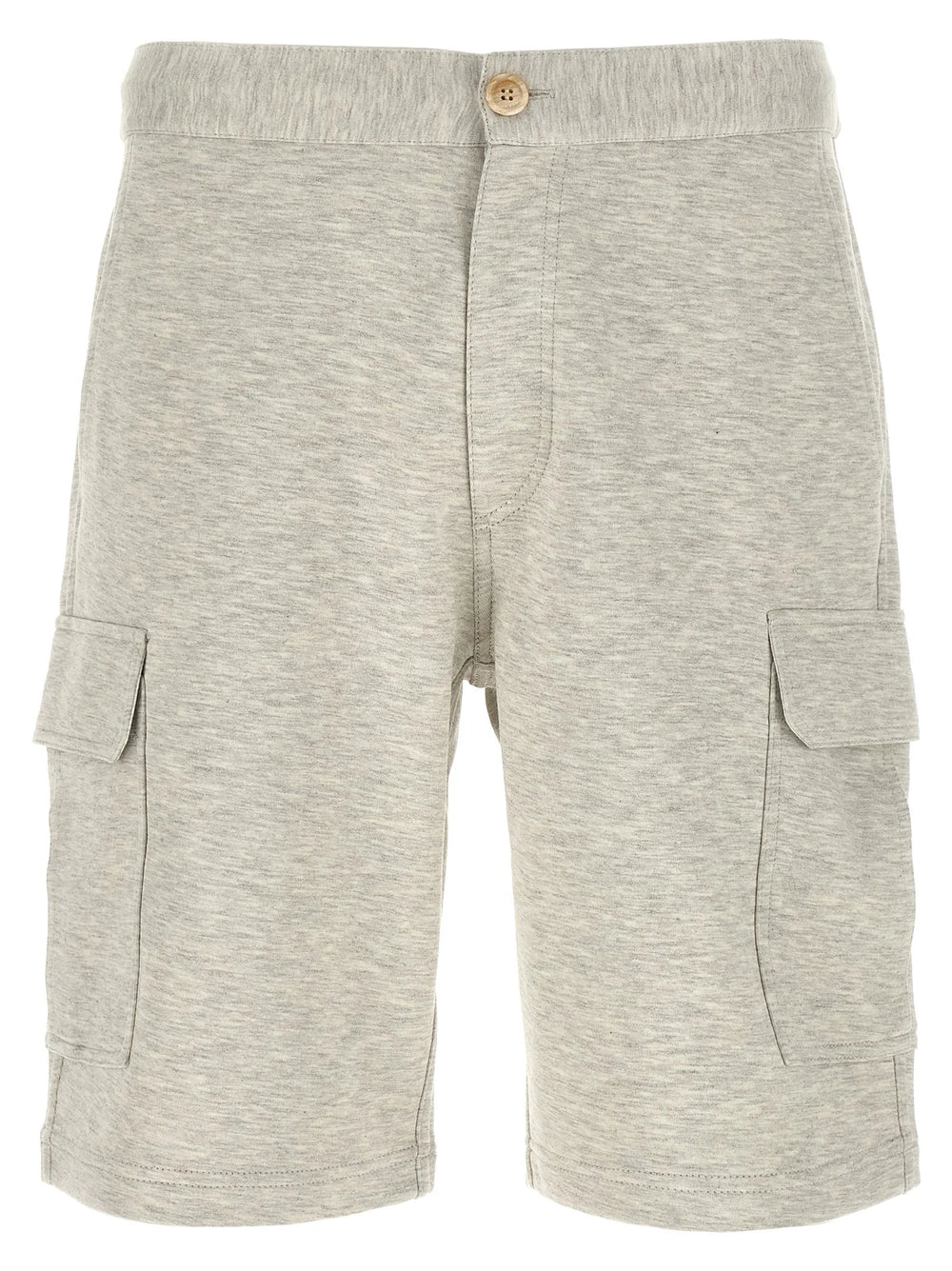 Brunello Cucinelli Gray Cotton Bermuda Shorts