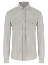 Brunello Cucinelli Gray Cotton Blouse