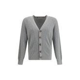 Brunello Cucinelli Gray Cotton Cardigan