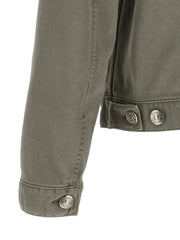 Brunello Cucinelli Gray Cotton Denim Jacket