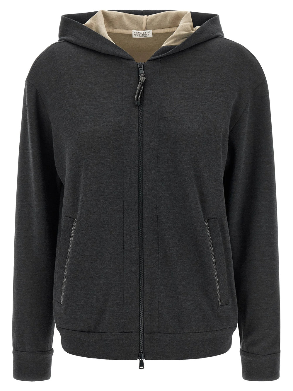 Brunello Cucinelli Gray Cotton Hoodie - S