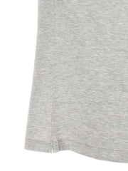 Brunello Cucinelli Gray Cotton Polo Shirt