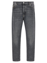 Brunello Cucinelli Gray Cotton Straight-Leg Jeans