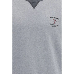 Brunello Cucinelli Gray Cotton Sweatshirt