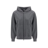 Brunello Cucinelli Gray Cotton Sweatshirt