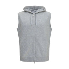 Brunello Cucinelli Gray Cotton Sweatshirt
