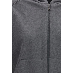Brunello Cucinelli Gray Cotton Sweatshirt