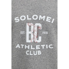 Brunello Cucinelli Gray Cotton Sweatshirt