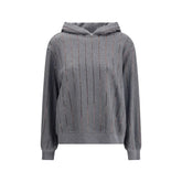 Brunello Cucinelli Gray Cotton Sweatshirt - L