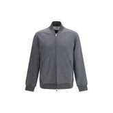 Brunello Cucinelli Gray Cotton Sweatshirt - S