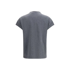 Brunello Cucinelli Gray Cotton T-Shirt