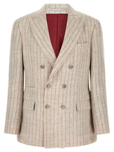 Brunello Cucinelli Gray Linen Blazer - IT50 | L