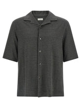 Brunello Cucinelli Gray Linen Blouse - M