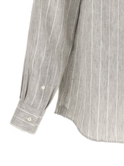 Brunello Cucinelli Gray Linen Blouse - S