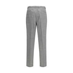 Brunello Cucinelli Gray Linen Casual Pants - IT54 | XXL