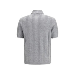Brunello Cucinelli Gray Linen Dress Shirt