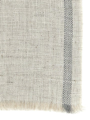 Brunello Cucinelli Gray Linen Scarf
