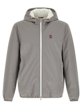 Brunello Cucinelli Gray Polyamide Shell Jacket
