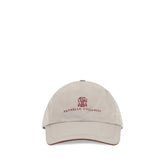 Brunello Cucinelli Gray Polyester Cap (Baseball Hat) - L