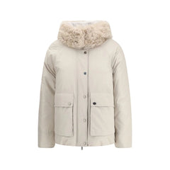 Brunello Cucinelli Gray Polyester Parka - IT40 | M