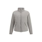 Brunello Cucinelli Gray Polyester Shell Jacket