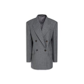 Brunello Cucinelli Gray Virgin Wool Blazer