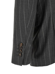 Brunello Cucinelli Gray Virgin Wool Blazer