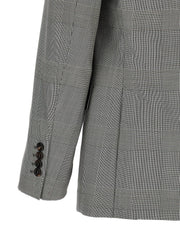 Brunello Cucinelli Gray Virgin Wool Blazer