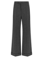 Brunello Cucinelli Gray Virgin Wool Casual Pants