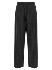 Brunello Cucinelli Gray Virgin Wool Casual Pants